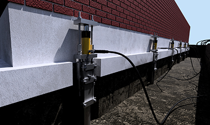 Steel Push Piers foundation repair product